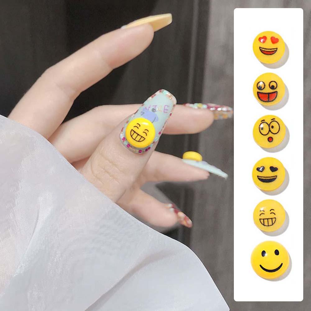 Phụ Kiện Trang Trí Móng Tay Hình Bán Nguyệt Dễ Thương DIY