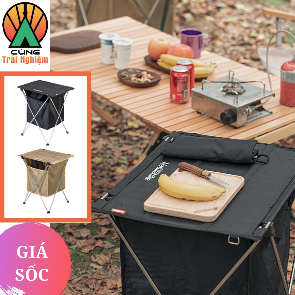 [CHÍNH HÃNG] Bàn Xếp Dã Ngoại Di Động Cầm tay Siêu nhẹ cho Du Lịch Picnic Cắm Trại Câu cá NatureHike NH19JJ084