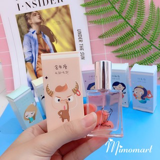 Nước hoa 12 cung hoàng đạo thơm lâu đặc trưng cho mỗi cung 30ml