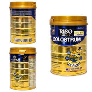 Sữa bột RISO OPTIGOLD COLOSTRUM SỐ 0+/1+/2+ ⚡NutiFood⚡Lon 800g