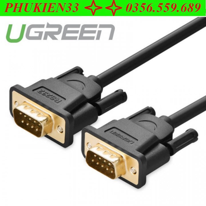 Cáp Com Sang Com RS232 Hai Đầu Dương Dài 1.5M đến 2M Ugreen UG- 20153/20154