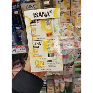 Bộ kem Isana Q10 - Chống lão hóa, giảm nếp nhăn, nâng cơ mặt và giúp săn chắc da 30ml