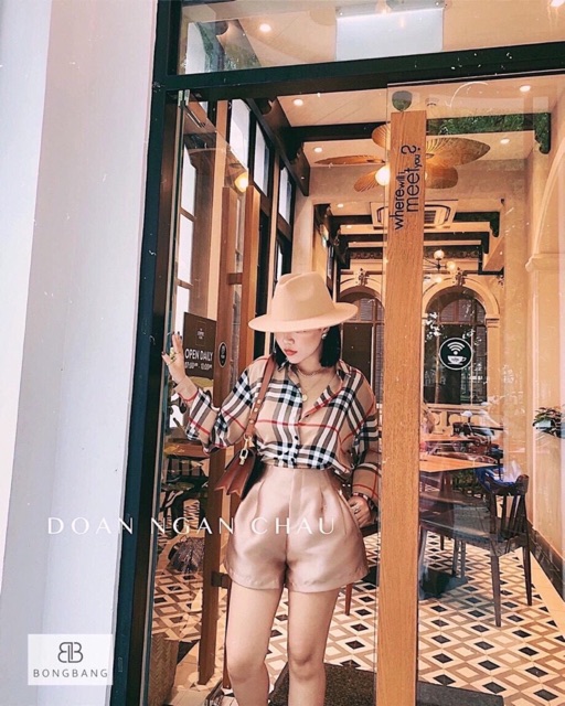 Áo sơ mi b b tay dài thu đông