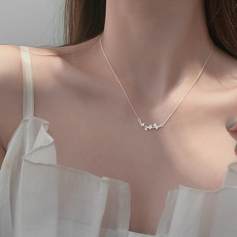 Dây chuyền mặt lá phong cách hàn quốc vòng nữ nhật bản