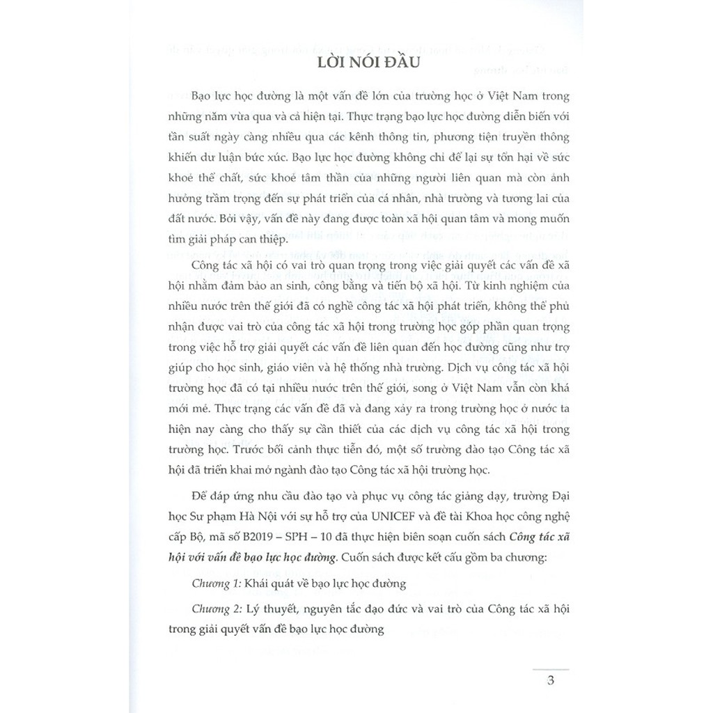 Sách - Công Tác Xã Hội Với Vấn Đề Bạo Lực Học Đường