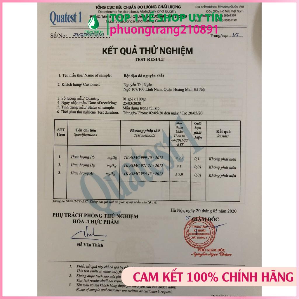 500GR bột đậu đỏ nguyên chất loại hạt nhỏ tắm trắng đắp mặt dưỡng trắng da, se khít lỗ chân lông, đều màu da