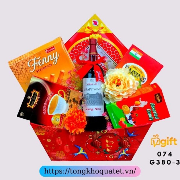 Giỏ Quà Tết 2022 Mẫu Giỏ 380 - 390 ( 8 Giỏ Quà Tết ). | BigBuy360 - bigbuy360.vn