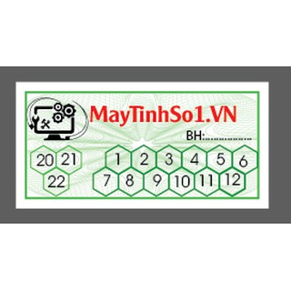 In tem vỡ , in tem bảo hành (combo 5000 tem  )