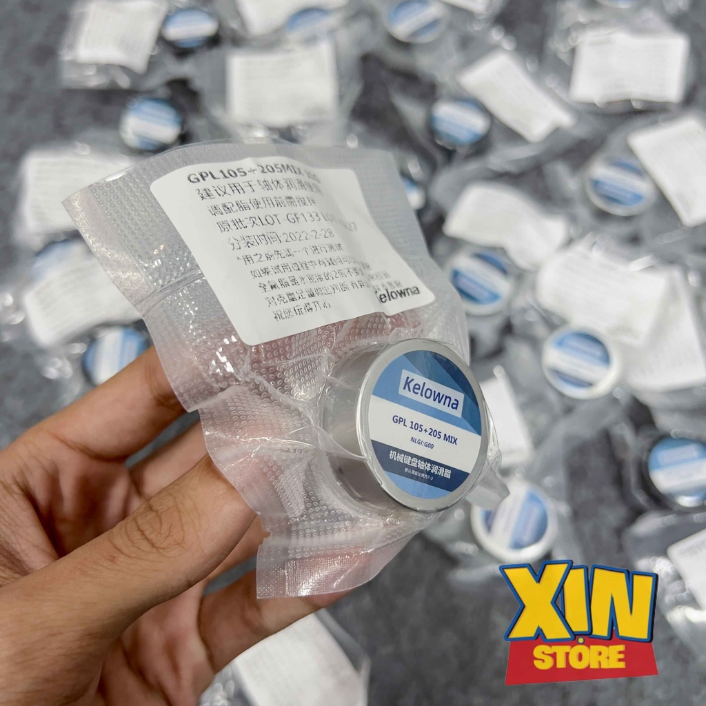 Dầu lube | Mỡ lube bàn phím cơ Kelowna Krytox  GPL 105 mix 205g0 10gr | Lube switch | Lube Stab