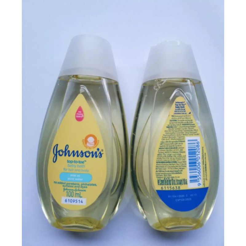 Sữa tắm gội Johnson's Top to toe 100ml