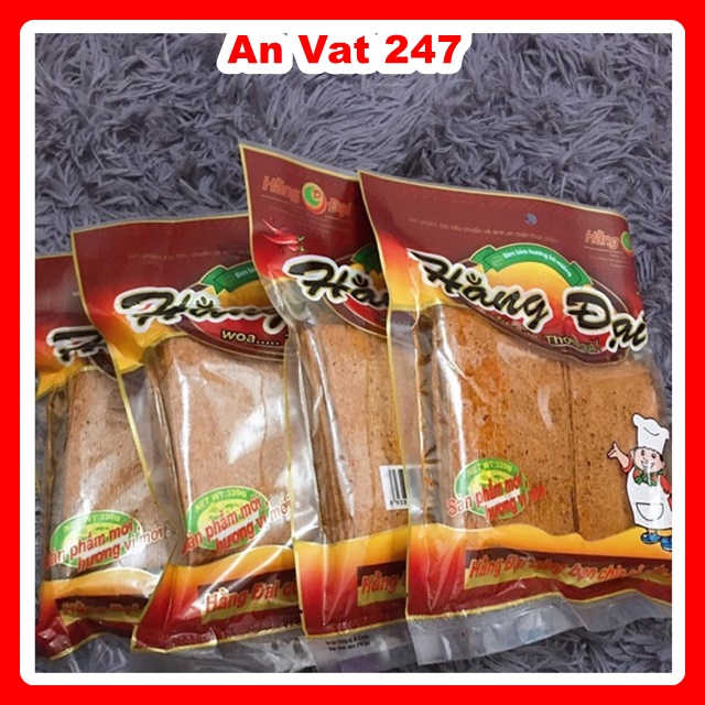 Snack bò miếng Hằng Đại,bịch 30-40 miếng, vị cay vừa phải, thơm ngon hấp dẫn giá rẻ