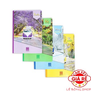 Vở kẻ ngang 72tr bốn mùa Hồng Hà 1004