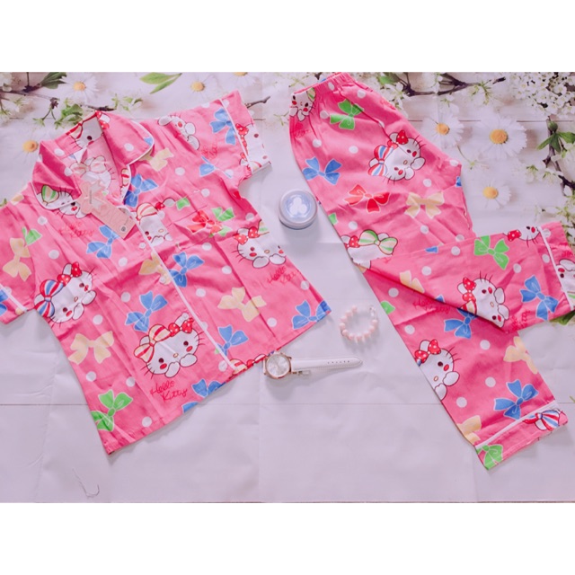 [HOT2017] Pijama Hello Kitty bé gái
