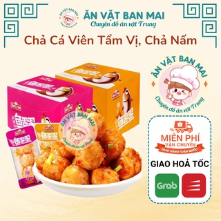 Chả cá viên tẩm vị, chả nấm ăn liền - ăn vặt ban mai