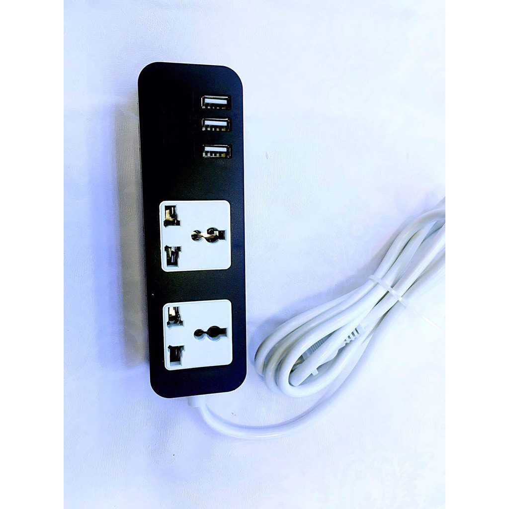 Ổ CẮM THÔNG MINH 2 CỔNG 3 USB SIÊU BỀN CHỊU NHIỆT CAO | BH 6 THÁNG