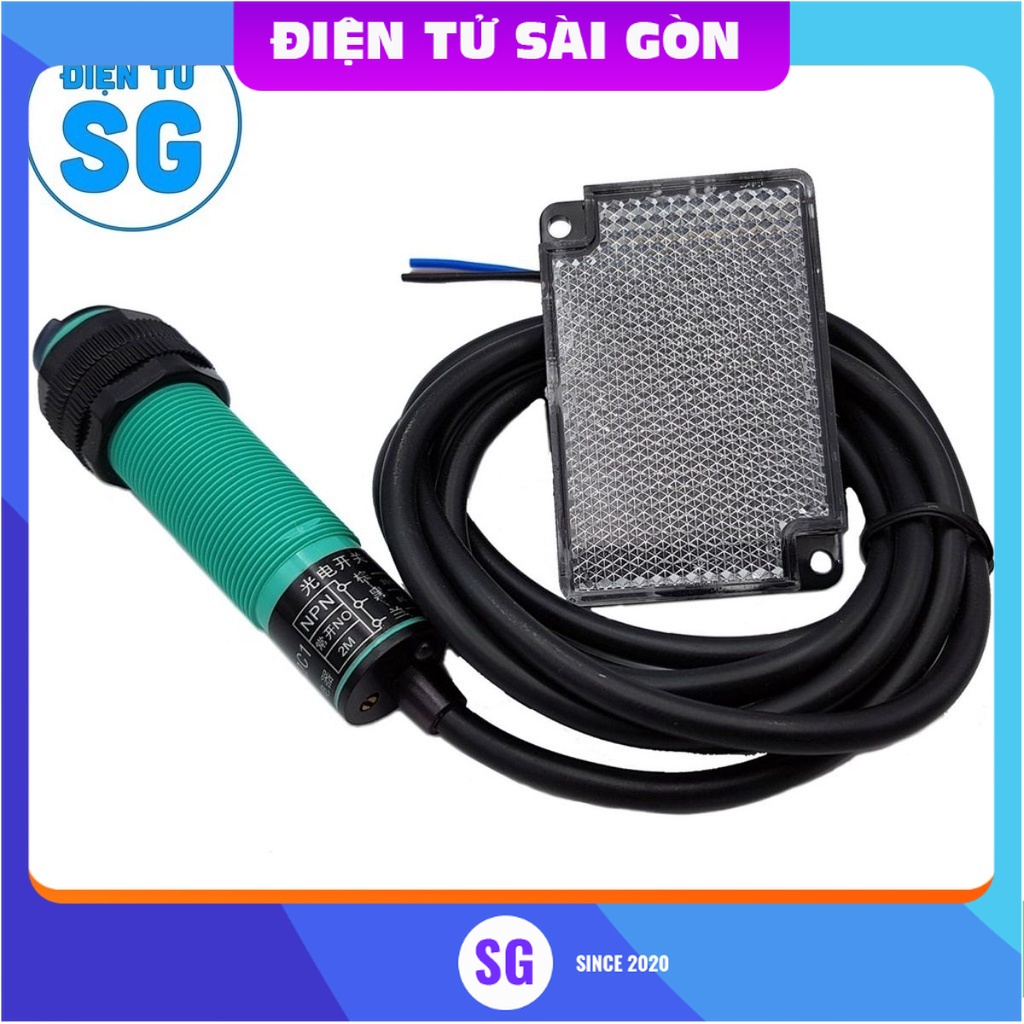 Cảm biến vật cản gương phản xạ hồng ngoại E3F-R2C1 NPN