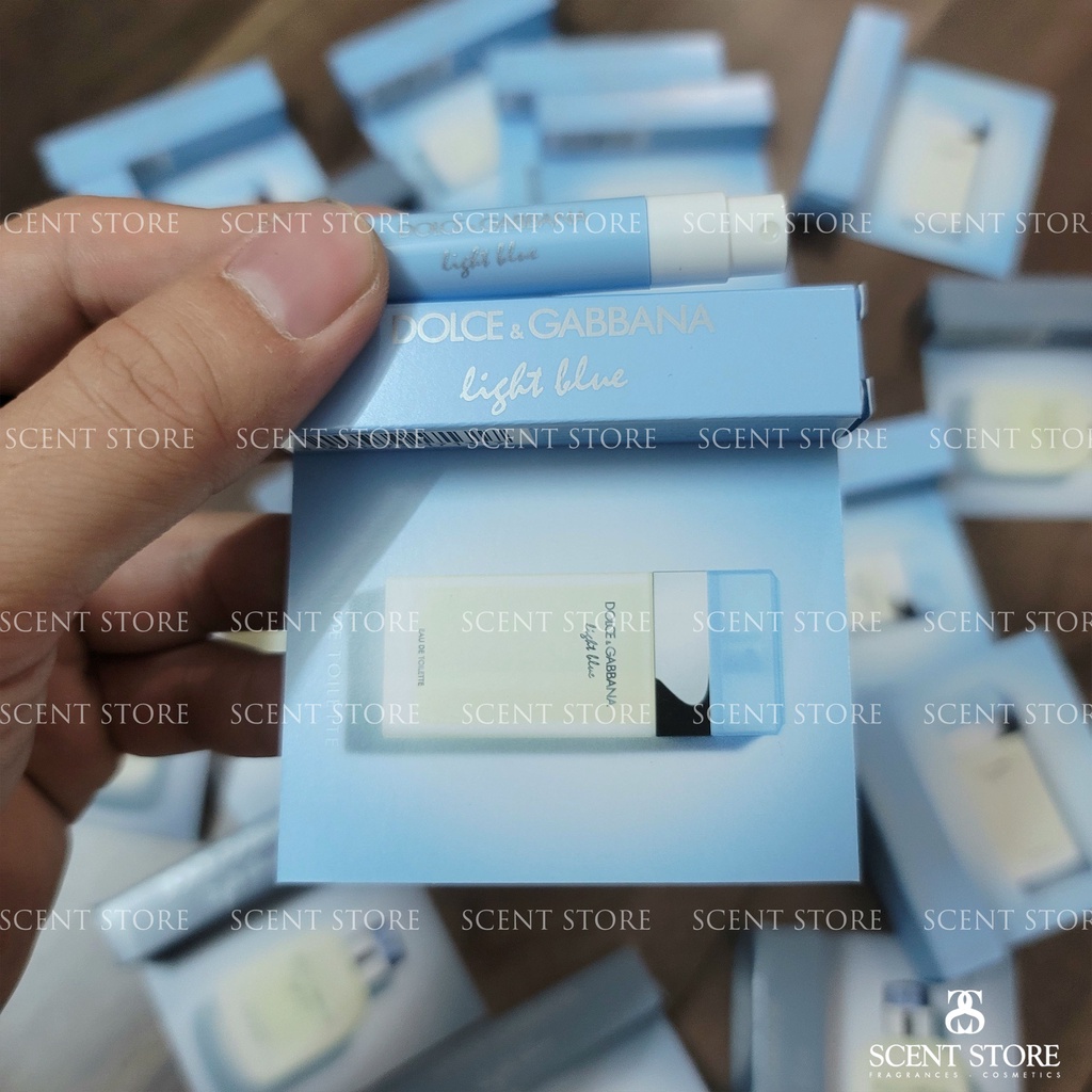 Scentstorevn - Vial chính hãng nước hoa D&amp;G Light Blue Pour homme Man, Women [0.8ml]