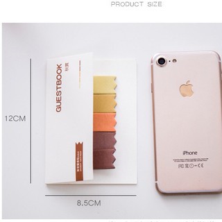 Giấy note màu pastel xinh xắn - Đánh dấu trang