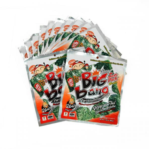 Snack Rong Biển ❤️FREESHIP❤️ Vị Mực Bigbang TAOKAENOI  - Lốc 12 Gói