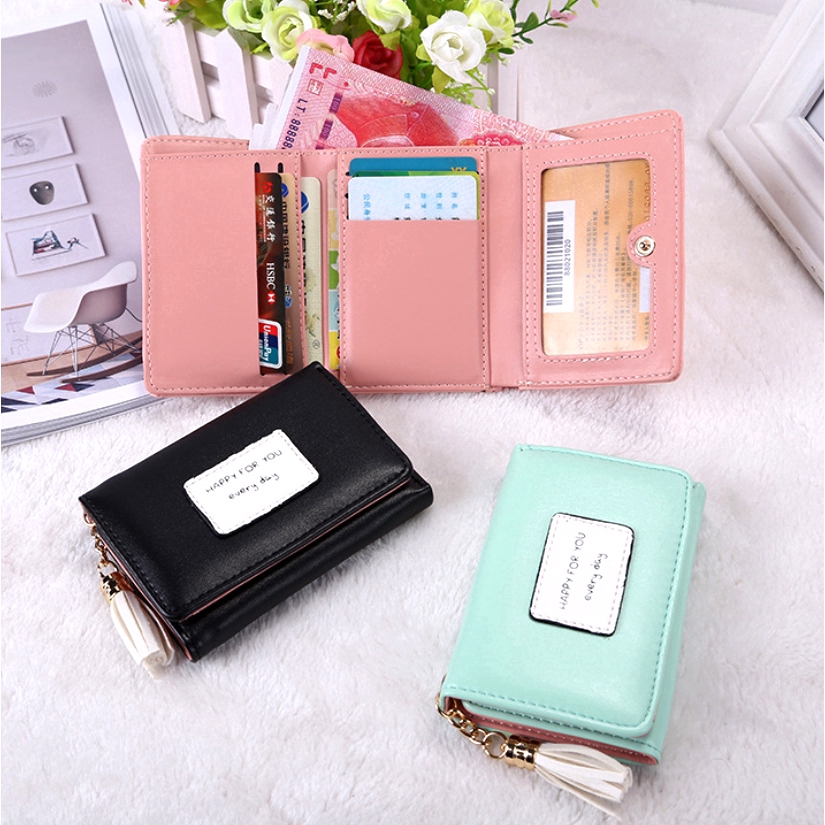 Ví Cầm Tay Nhỏ Gọn Phối Tua Rua Xinh Xắn | BigBuy360 - bigbuy360.vn