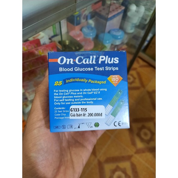Que thử đường huyết On Call Plus cho độ chính xác cao