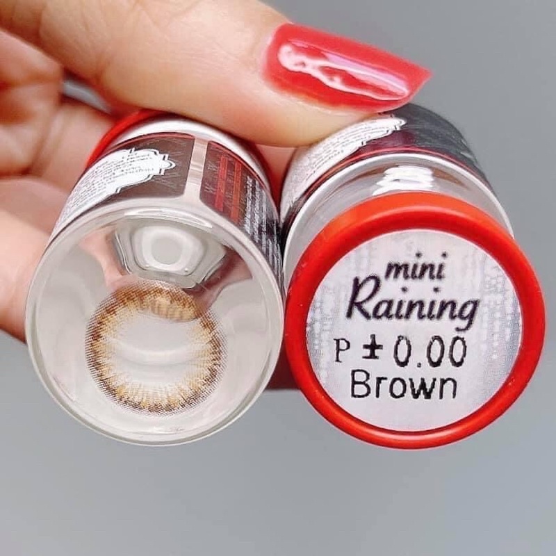 Lens Mini Raining Gray / Brown - tặng kèm khay gương khi mua