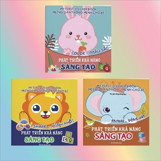 Sách - miếng dán thông minh cho bé - phát triển khả năng sáng tạo - my first sticker book