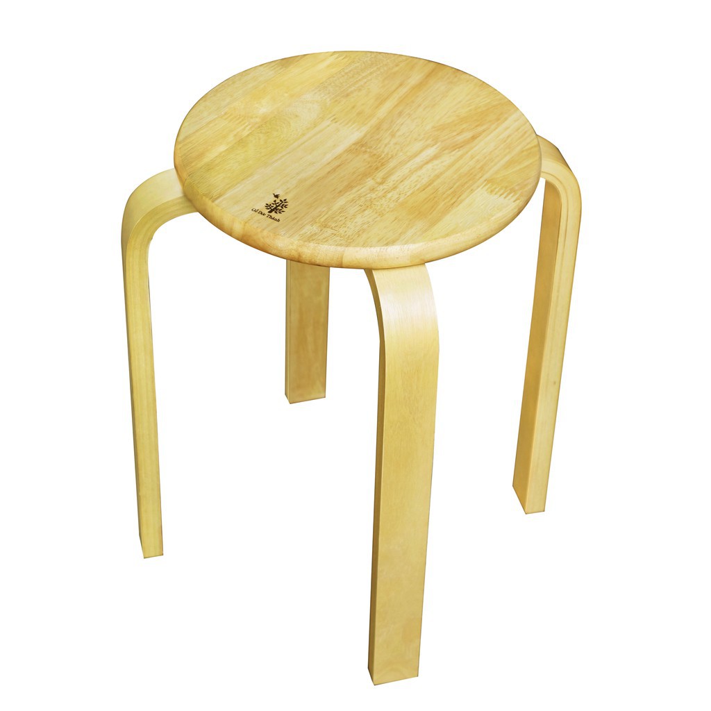 Ghế  tròn, chân dẹp, TN Gỗ Đức Thành 31061