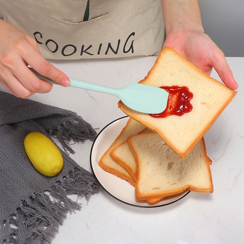 5 Bộ dao, dụng cụ vét bột và cọ quét dầu có chất liệu silicone máy đánh trứng dụng cụ làm bánh dụng cụ nhà bếp khuôn