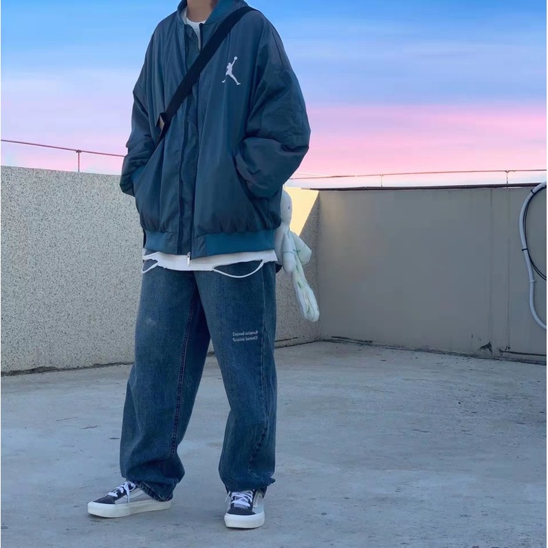 Nike Áo Khoác Bóng Chày 100% air jordan Thời Trang Nam Nữ