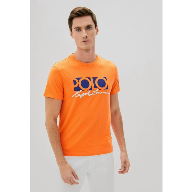 Áo thun Polo Men's Polo Logo Spectrum Orange