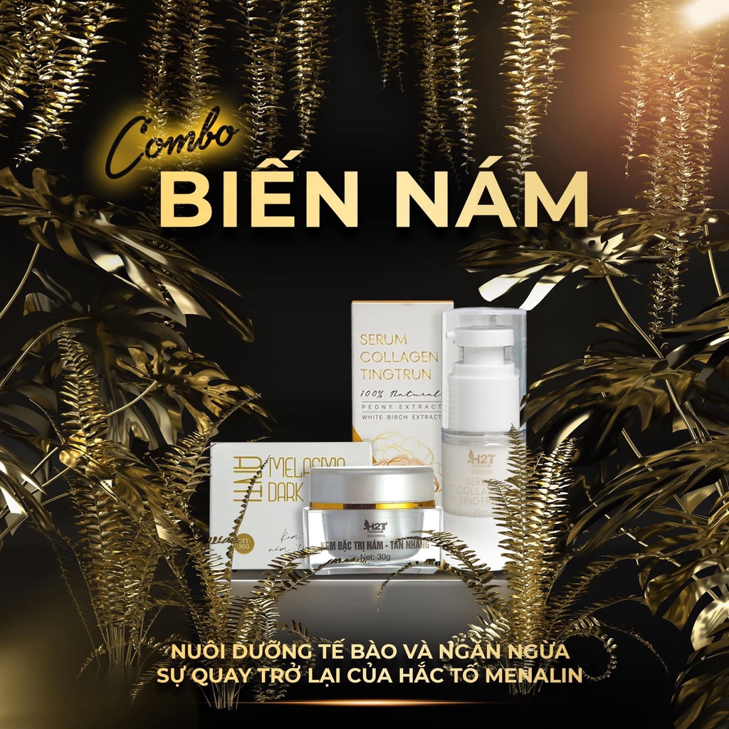 Combo dưỡng trắng da chồng lão hóa xóa nám tàn nhang❤️FREESHIP❤️ngăn ngừa sự quay trở lại của hắc tố lưu giữ nét xuân