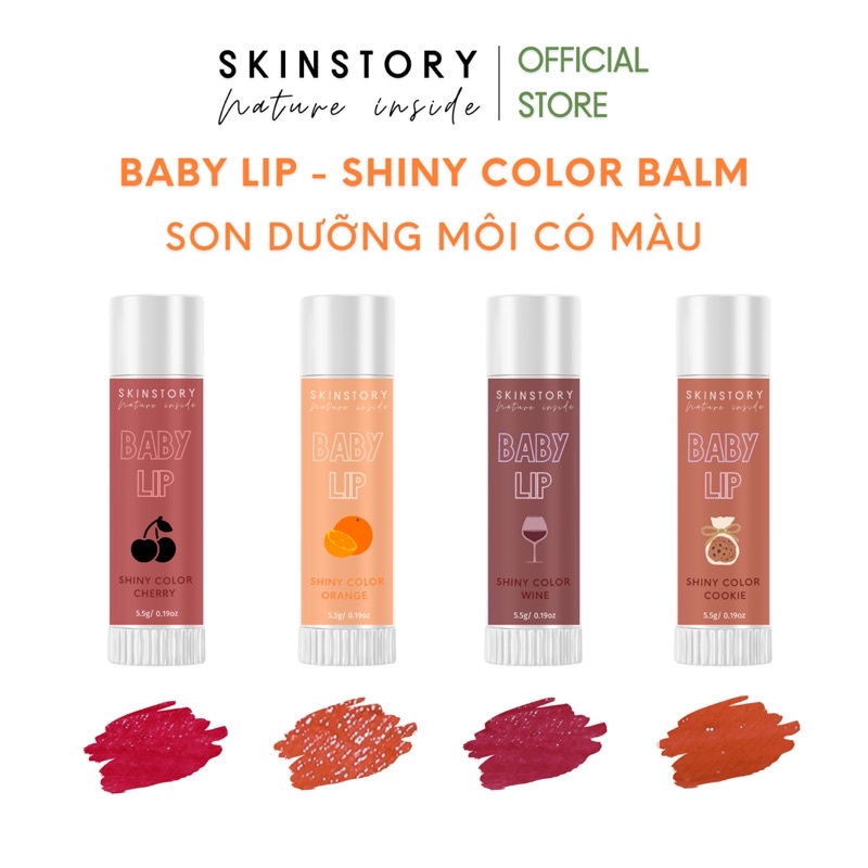 Son Dưỡng Môi Có Màu Căng Mọng Mềm Mịn Shiny Balm - Chất Son Siêu Lì