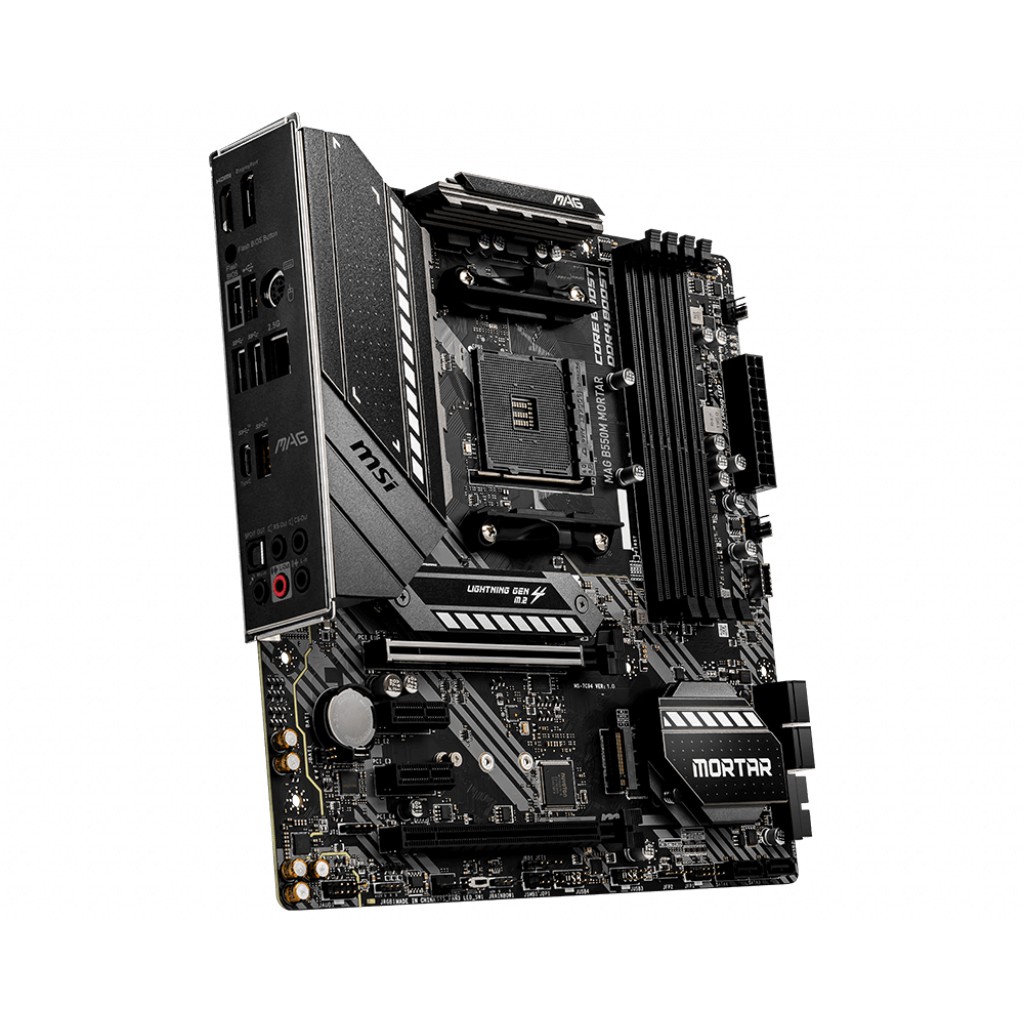 Bo mạch chủ Mainboard MSI MAG B550M MORTAR AMD B550, Socket AM4, m-ATX, 4 khe RAM DDR4