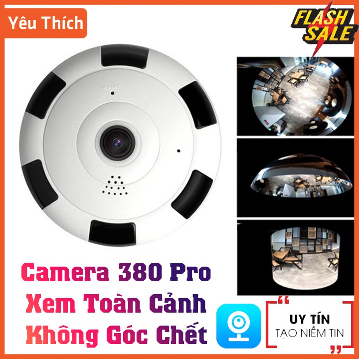 Camera IP Wifi Gia Đình V380 Pro Panorama Xem Toàn Cảnh Không Góc Chết, Đàm Thoại 2 Chiều, Thông Báo Khi Có Đột Nhập