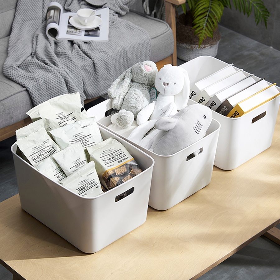 Hộp Đựng Đồ Đa Năng Enoda Home Bằng Nhựa Có Tay Cầm Cao Cấp Q002Z
