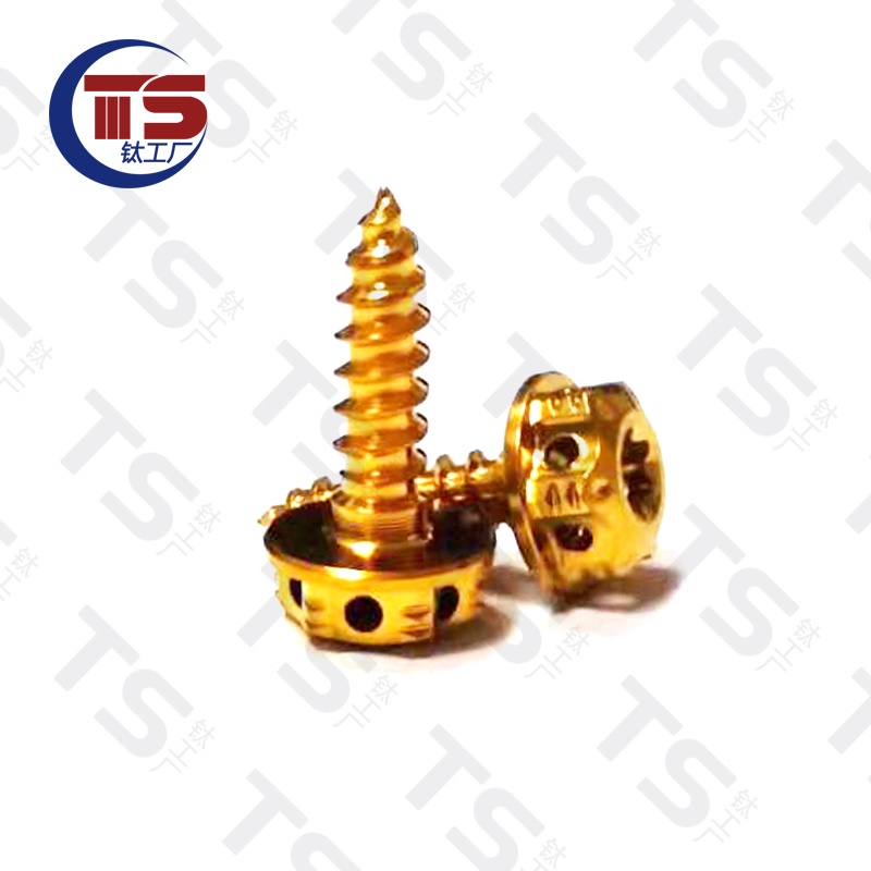 Ốc Vít M4X15mm Bằng Hợp Kim Titan Nhiều Màu Sắc Chất Lượng Cao Cho Xe Hơi Xe Máy