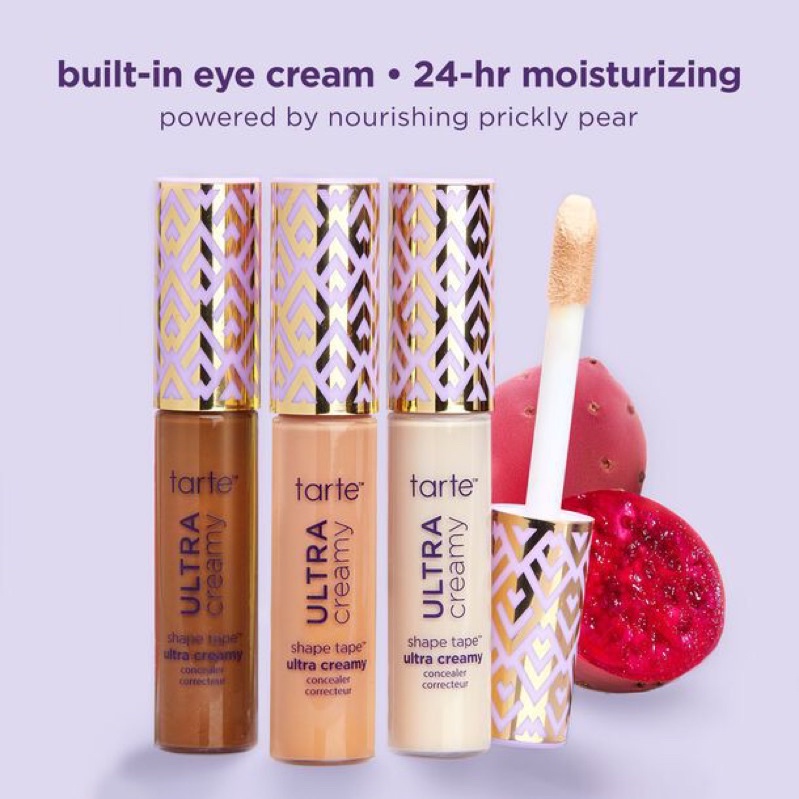 Che Khuyết Điểm Tarte Shape Tape và Ultra Creamy