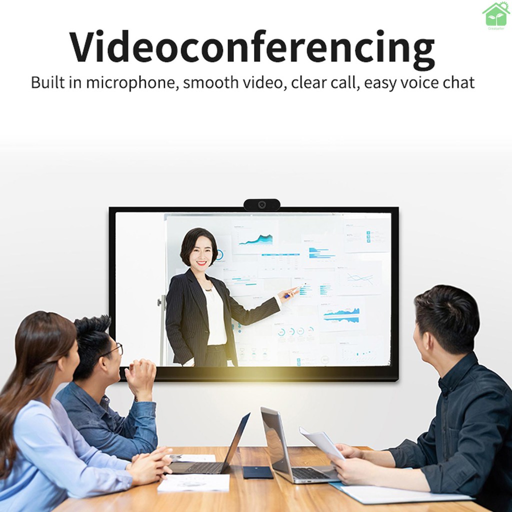 Toàn Bộ Webcam Usb Mini Hd 1080p Tích Hợp Micro Linh Hoạt Cho Laptop / Máy Tính Để Bàn | BigBuy360 - bigbuy360.vn