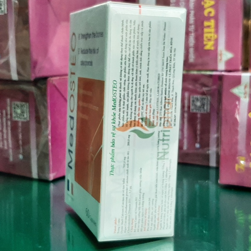 [HÀNG NHẬP PHÁP] Medosteo - Hỗ trợ bổ sung canxi và vitamin D3 giúp xương chắc khỏe, giảm nguy cơ bị loãng xương