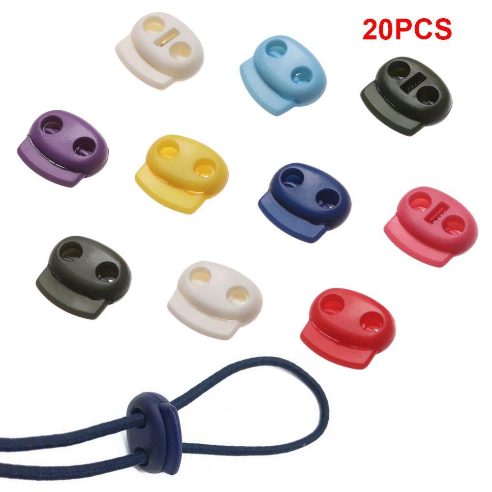 Set 20 Kẹp Nhựa Đục Lỗ 4mm Nhiều Màu Sắc Đa Dạng