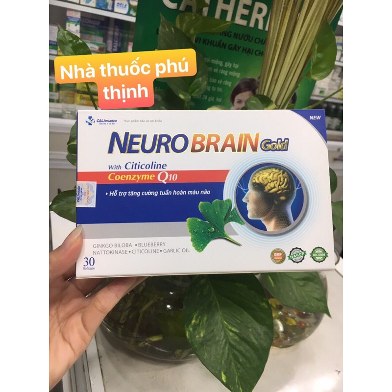 ✅  Neuro brain gold,hoạt huyết dưỡng não,date mới