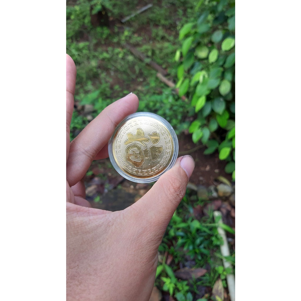 Phong bì đỏ may mắn kèm hộp xu giấy mạ vàng hình hổ năm Nhâm Dần - Baystore