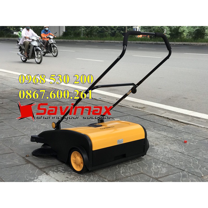 Máy quét rác đẩy tay Clepro CW-800/02 nhanh-gọn- nhẹ-giá rẻ