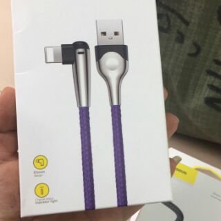 Cáp sạc nhanh  siêu bền Baseus Sharp Bird Lightning cho iPhone/ iPad (Metal MVP Elbow Mobile Game Cable)