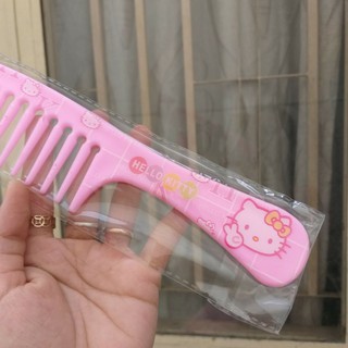 Lược thưa chải tóc rối kitty 22cm (màu hồng)