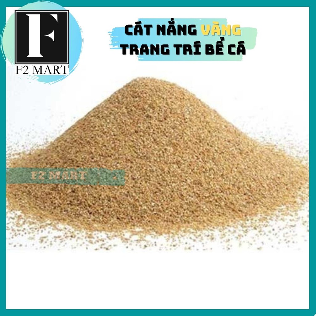Cát Nắng Vàng Trải Nền Bể Cá 500Gr - Cát Trang Trí Bể Cá Cảnh