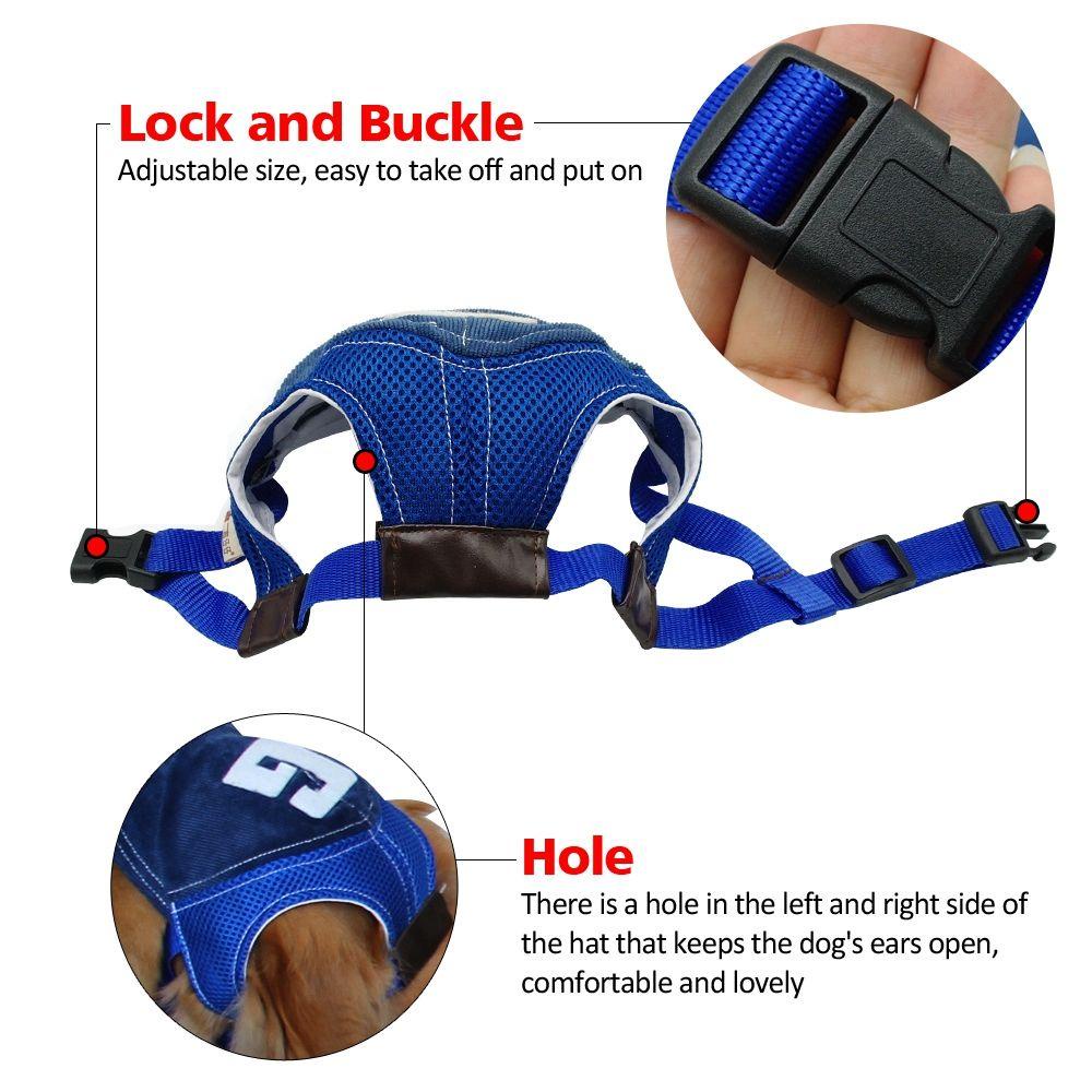 Mũ Lưỡi Trai Chống Nắng Phối Lưới Cỡ Nhỏ / Vừa / Nhỏ In Họa Tiết Chó AUGUSTINA Dễ Thương