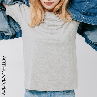 Áo Thun Xám Mạ May (Xám Nhạt)