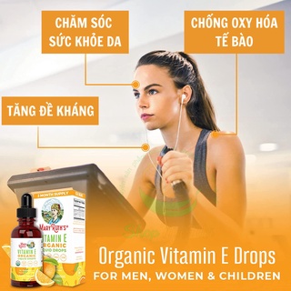 Vitamin E hữu cơ dạng lỏng Mary Ruth’s 60ml.